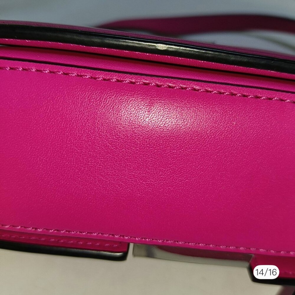 MCM Karoline Mini leather pink crossbody /