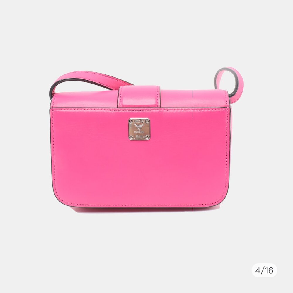 MCM Karoline Mini leather pink crossbody /