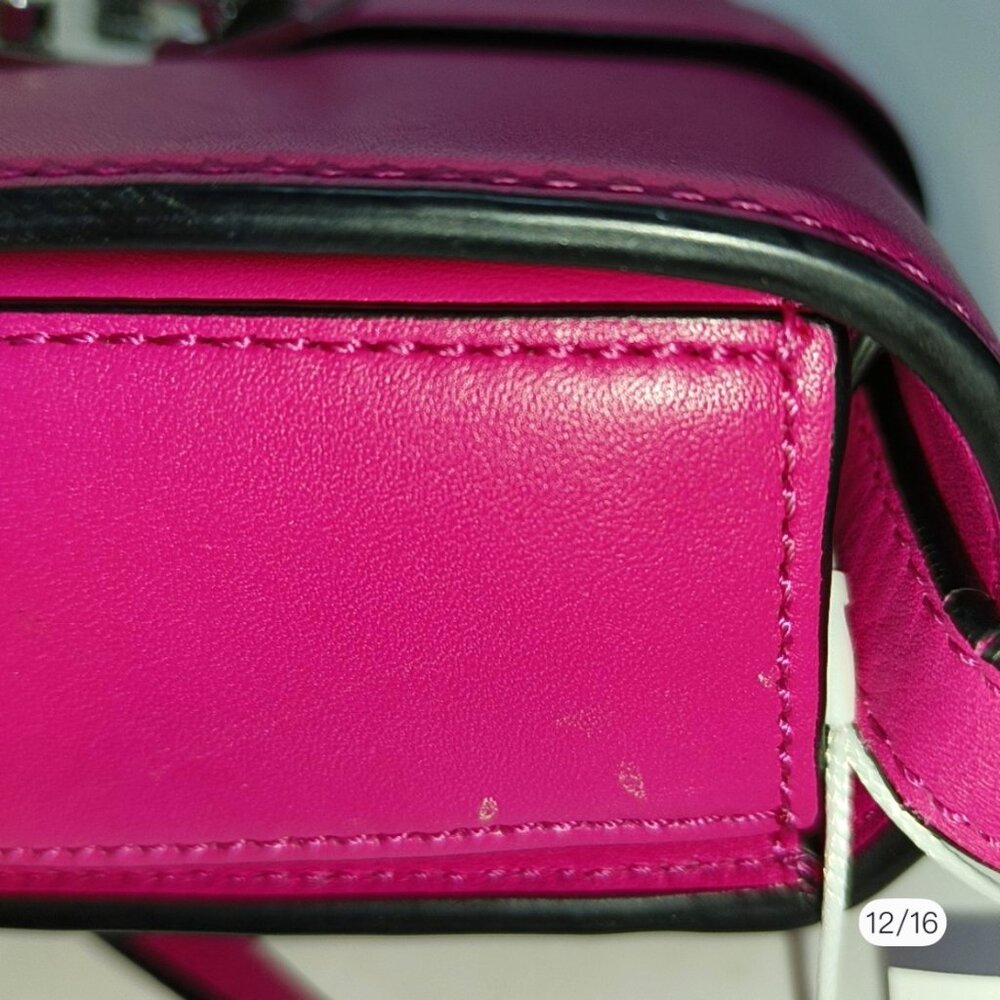 MCM Karoline Mini leather pink crossbody /