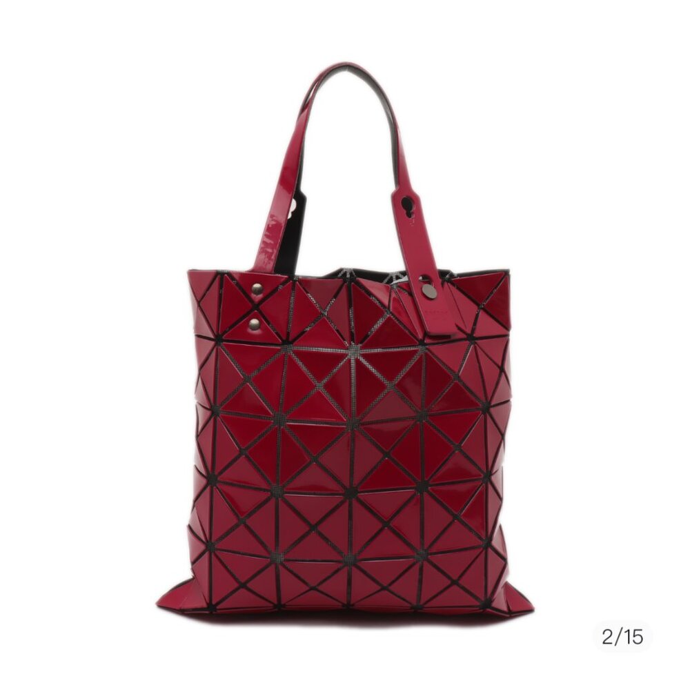 Bao Bao Issey Miyake Boa Boa Red Geode Tote Bag