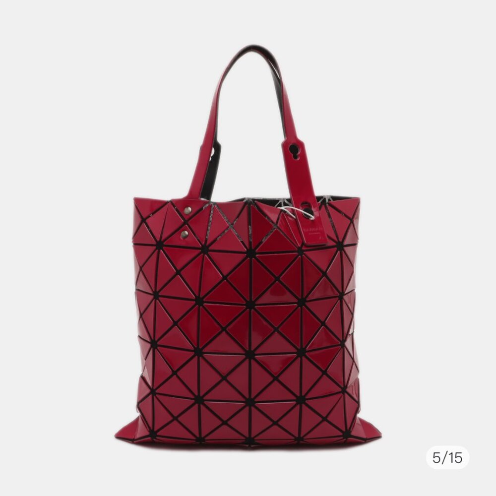 Bao Bao Issey Miyake Boa Boa Red Geode Tote Bag