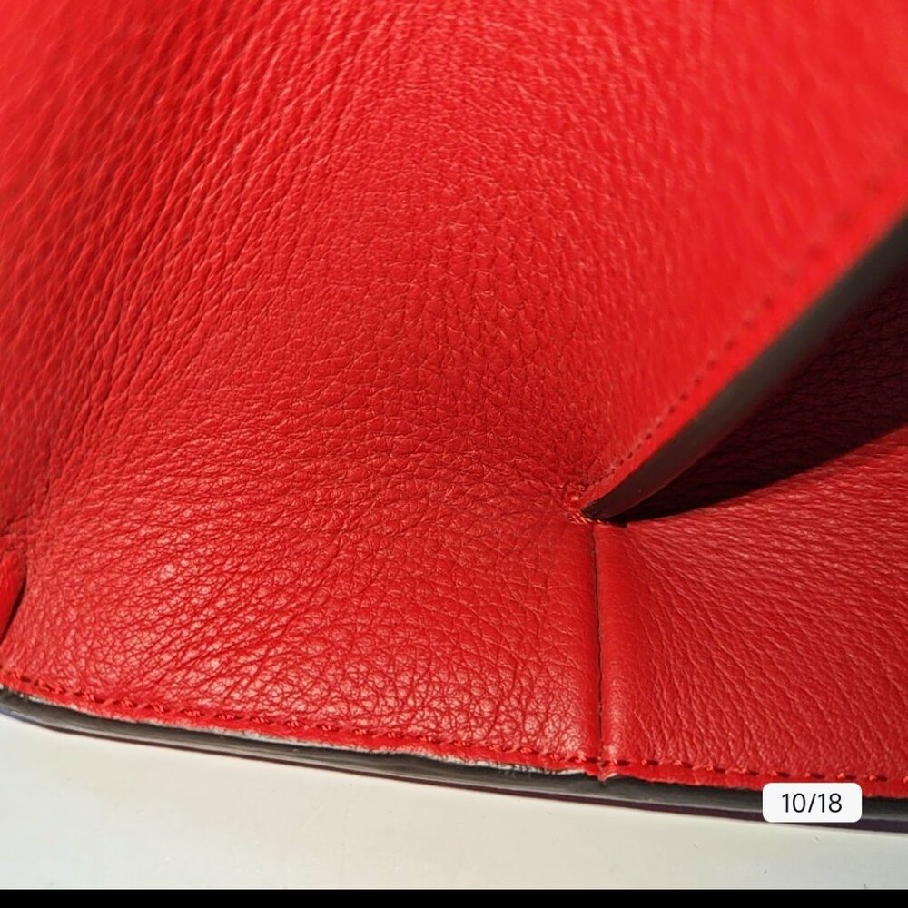 Fendi Red Leather 3Jours Tote Bag