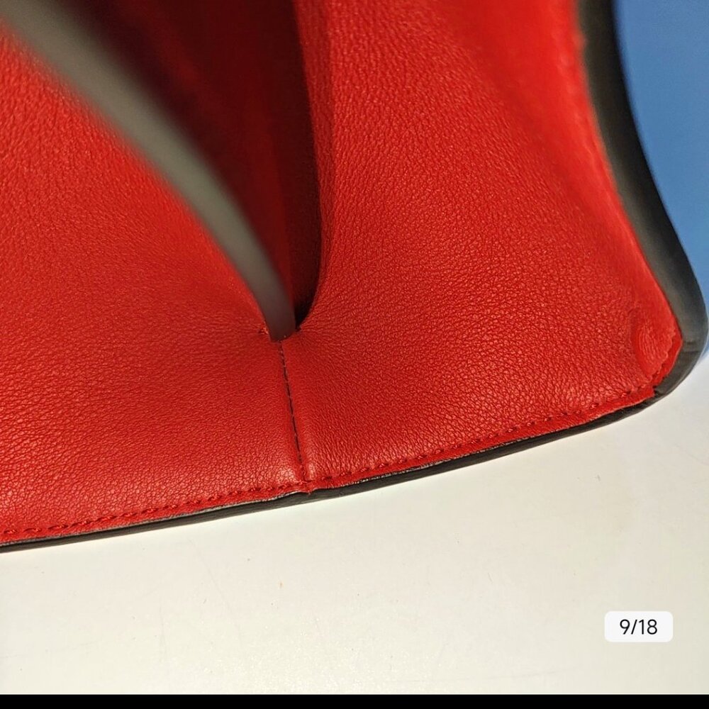 Fendi Red Leather 3Jours Tote Bag