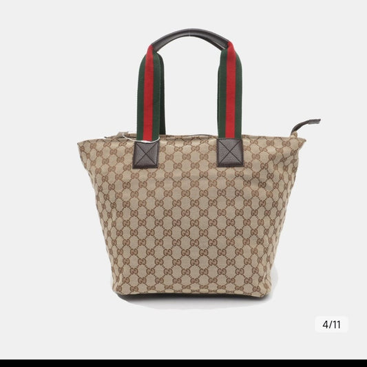 Gucci Monogram Striped Tote