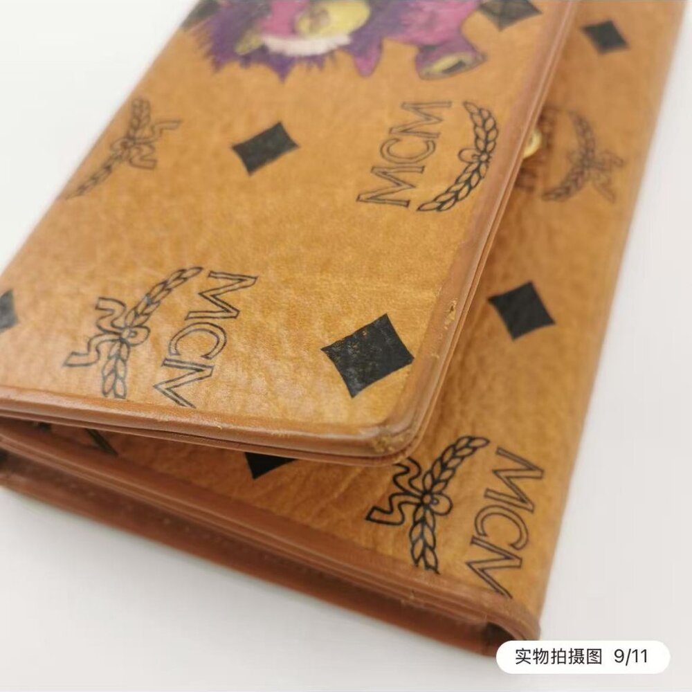 MCM Visetos Printed Wallet