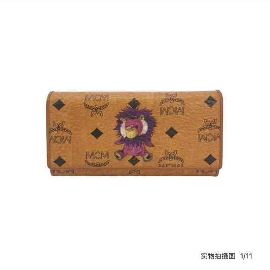 MCM Visetos Printed Wallet