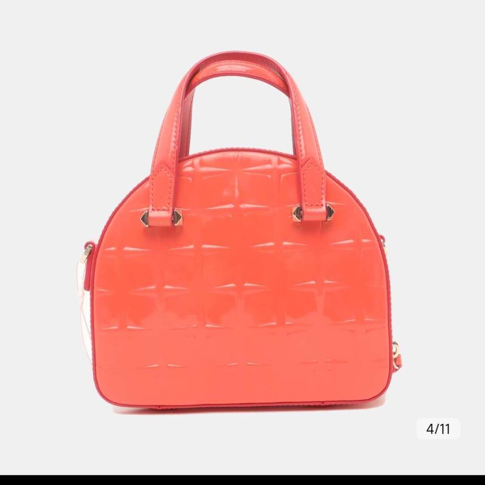 MCM Red Patent Leather Handbag