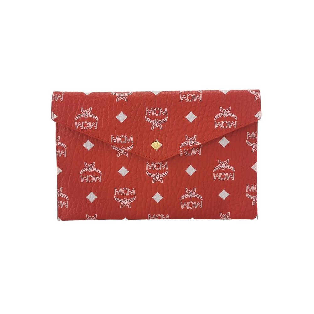 MCM  Visetos Envelope Clutch Red